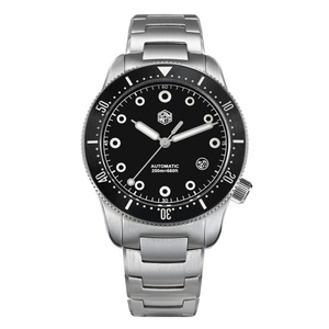 San Martin SN0142 Montre de plongée pour homme au design original, nouvelle collection, 39,5 mm, YN55, montres mécaniques automatiques, saphir, étanche 200 m, luminescente - Product Image 1