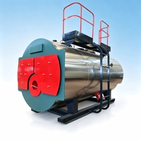 Chaudière à vapeur à gaz haute pression à usage industriel, construction en acier inoxydable, garantie de 3 ans, service OEM