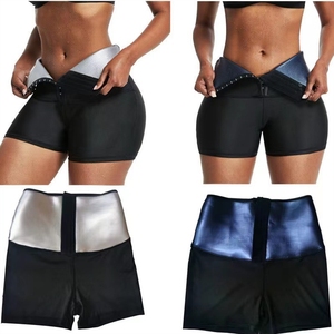 Shorts Capri Gainants et Amincissants pour Femmes, Taille Haute, Effet Sauna, Leggings de Fitness Sculptants - Product Image 3