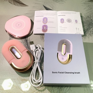 2020 New Skin Care Tools Facial Massage Electric Face Cleaning Silicone Brush - Product Image 3