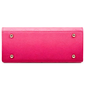 Sac à main en cuir PU haut <span class=keywords><strong>de</strong></span> gamme pour femmes avec motif <span class=keywords><strong>litchi</strong></span> Sac à bandoulière à fermeture à glissière <span class=keywords><strong>de</strong></span> grande capacité Doublure en polyester à deux poignées - Product Image 6