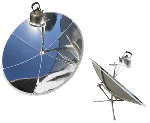 150cm high power high efficiency heat concentrating parabolic solar powered cooker oven stove from China 1800w