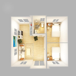 Mobile Home 2 Bedroom Portable Living Container <b>House</b> 20ft 40ft Expandable Container <b>House</b> - Product Image 6