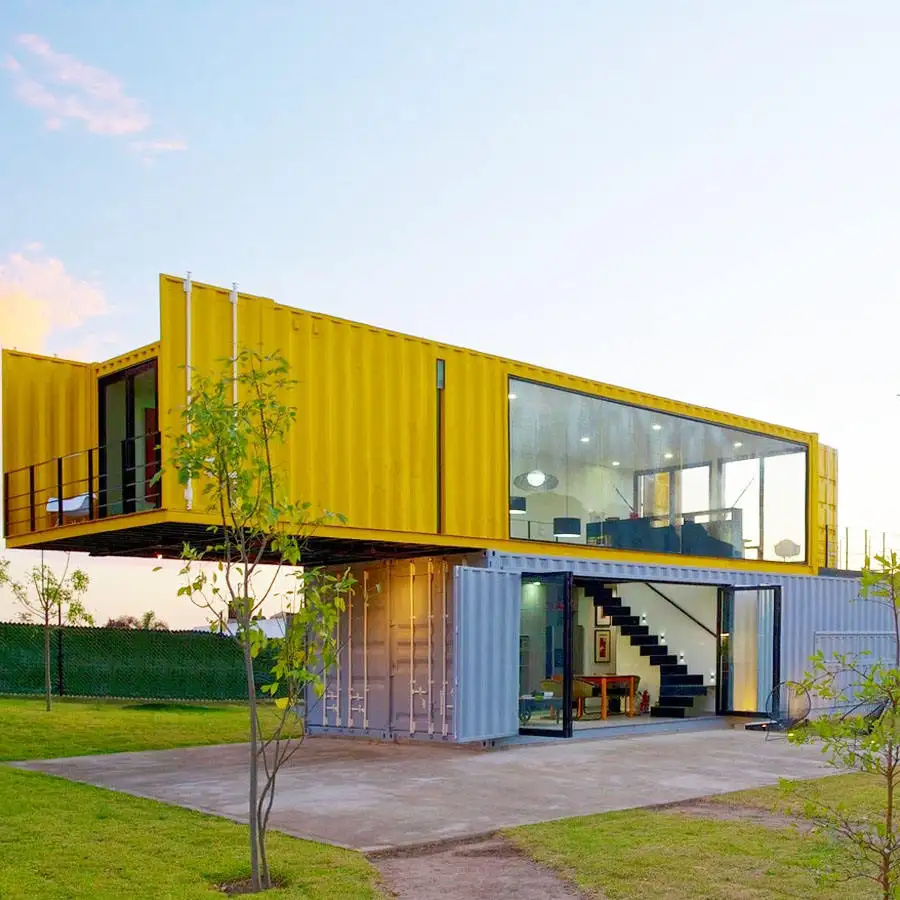 Kostprijs Geprefabriceerde Huizen Villa 'S Stalen Structuur Allemaal Met Stalen Structuur Prefab Villa Luxe Container Huis Luxe