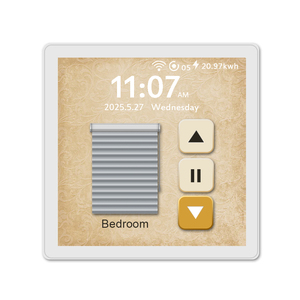 Haute qualité Tuya domotique intelligente 1/2/3/4 Gang interrupteur de rideau plein écran <span class=keywords><strong>changement</strong></span> interrupteur nom et icône Smart Life Zigbee - Product Image 4