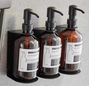 Distributeur Mural Triple de Savon de Qualité Supérieure en Acier Inoxydable pour Hôtel avec <span class=keywords><strong>Support</strong></span>, Bouteille pour Shampoing et Récipient pour <span class=keywords><strong>Gel</strong></span> <span class=keywords><strong>Douche</strong></span> - Product Image 3