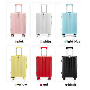 High Quality 100% PC Hard Shell Carry-on Luggage Bag Portable Hot Sell Women's Vintage Travel Bags Luggage <b>Suitcase</b> - Product Image 2