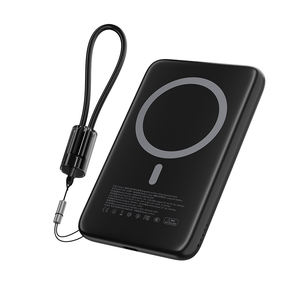 Banco de Energía NCC WS-T192BP de 5000 mAh con Carga Rápida de 25 W, Negro - Product Image 1