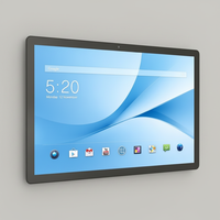 Nouvel ordinateur tout-en-un Android 10 capacitif tactile noir de 23,6 pouces, processeur A33, 1 Go de RAM, 16 Go de ROM, série professionnelle OEM/ODM, WIFI, USB, DC, RJ45