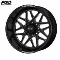 Jantes en alliage d'aluminium forgées et polies FGD à déport profond 22 24 26 28 30 pouces 8 trous 8x200 pour Ford F-450 2011~2014