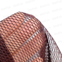 Filet de pêche marché africain coloré Nylon Polyester 210D/15PLY 8PLY 4PLY sans nœud Type fort diamètre personnalisé filet de pêche