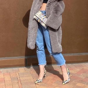 Bán Buôn Tùy Chỉnh Sexy Ladies Cao Gót Với Rắn Mô Hình Túi Xách Nóng Bán Ý Giày Và Túi Bộ - Product Image 6