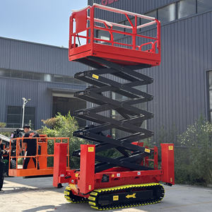 Custom 4-18M Rupsantenne Lift Werkplatform Ruw Terrein Elektrische Mobiele Track Sissor Lift Met Ce - Product Image 1