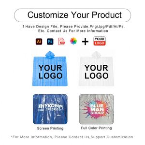 Impermeables Promocionales para Senderismo y Camping al Aire Libre, Ponchos Largos de EVA Grueso para Adultos y Niños - Product Image 2