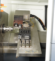 Máquina de Torno CNC de Alta Precisión para Procesamiento de Metales, Tipo OEM, con Bancada Inclinada, para Piezas de Torneado CNC, Feria de Cantón