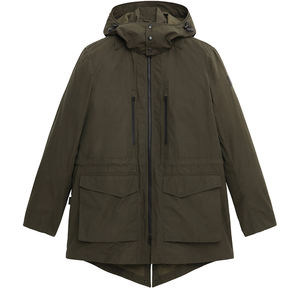 Parkas de estilo callejero para hombre, abrigo largo con capucha gruesa de talla grande, venta al por mayor - Product Image 5