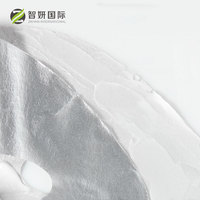 Masque Facial en Tissu Argent Anti-Âge de Marque Privée, Hydratant et Réducteur de Rides, Crème de Soin à Cellules Souches de Pomme