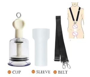 Alat Pembesar Penis Terbaik, Extender Penis dengan Vacuum Cup, Pompa Peregang Penis, Tali Pengikat, Pembesar Penis - Product Image 1
