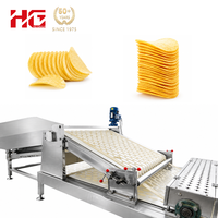 Ligne de production entièrement automatique de chips de pommes de terre et de céréales pour fournisseurs de Pringles, avec machine d'emballage