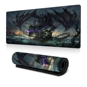 Tapis de souris personnalisé sur le thème de l'anime des dinosaures, surface lisse en caoutchouc, tapis de souris de jeu pour les joueurs - Product Image 2