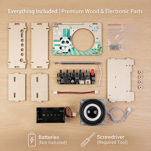 Magipanda Kit <span class=keywords><strong>de</strong></span> Proyectos Educativos STEM para Niños, Radio <span class=keywords><strong>de</strong></span> <span class=keywords><strong>Madera</strong></span> para Armar, Juguetes para Estudiantes Escolares - Product Image 5