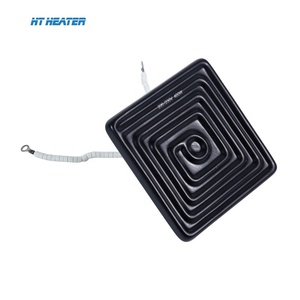 FSR 245*60MM 650w lungo piatto curvo cavo nero/bianco/giallo riscaldatore elettrico in ceramica lontano infrarosso per le industrie di plastica - Product Image 6