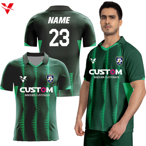 Ensemble de maillots de football personnalisés avec logo pour hommes et enfants, tenue de football respirante à séchage rapide, maillot d'entraînement pour équipe de club, maillot de football thaïlandais - Product Image 1