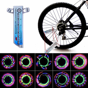 Luces LED Indicadoras de Doble Cara para Ruedas de Bicicleta, Luces de Advertencia para Neumáticos de Bicicleta de Montaña - Product Image 1