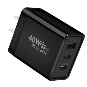 <span class=keywords><strong>Chargeur</strong></span> PD 40W direct d'usine pour <span class=keywords><strong>iPhone</strong></span> 14/<span class=keywords><strong>13</strong></span> Pro Max USB-C QC3.0 Chargeurs doubles type-c Adaptateurs <span class=keywords><strong>Chargeur</strong></span> de téléphone portable universel - Product Image 5