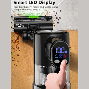 Aspirateurs pour la maison et l'hôtel, rechargeables, batterie 2500 mAh, anti-emmêlement, chargement <span class=keywords><strong>mural</strong></span>, surface sèche, filtre HEPA, poils d'animaux - Product Image 6