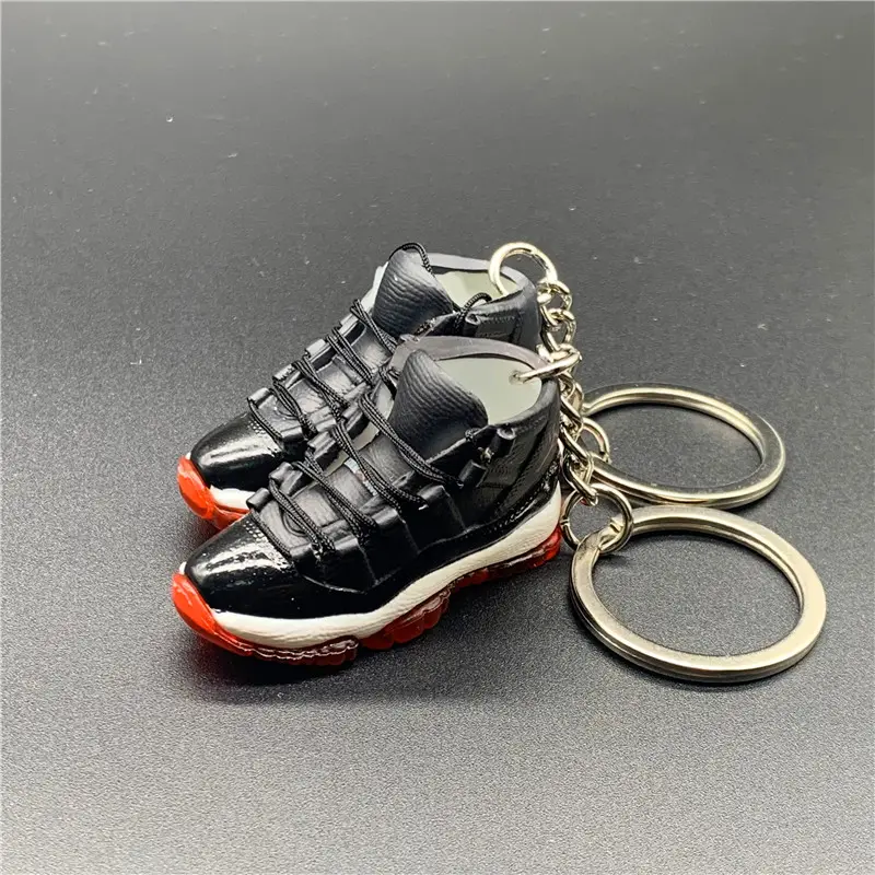 Thị trường mỹ tốt nhất bán 3D Sneaker Keychain 3D giá rẻ nhất aj1 Keyring miễn phí vận chuyển