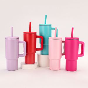 Gobelet de voyage isotherme H4.0 avec poignée, 40 oz, couvercle, paille, antidérapant, OEM ODM, logo personnalisé - Product Image 4