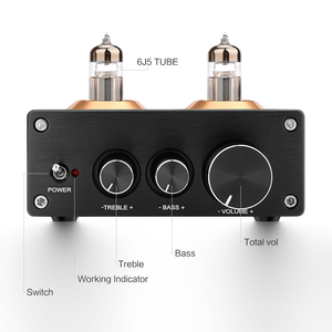 GAP-6J1 Bluetooth 5,0 tubo <span class=keywords><strong>amplificador</strong></span> preamplificador estéreo con agudos <span class=keywords><strong>bajo</strong></span> ajuste <span class=keywords><strong>de</strong></span> tono - Product Image 5