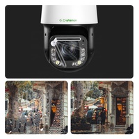 Caméra IP POE de sécurité CCTV GR-PM3X33D-M8S 8MP 4K PTZ avec sirène intégrée, audio bidirectionnel, suivi automatique à 360 degrés, zoom optique 33X