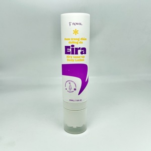 Tube de dentifrice en plastique imprimé jaune avec bouchon à vis blanc, emballage de crème cosmétique pour les soins des enfants ABL - Product Image 3