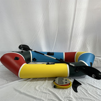 Radeau gonflable de paquet de matériel de PVC de bateau d'aviron de kayak simple de Offre Spéciale pour la dérive et l'activité extérieure de pêche