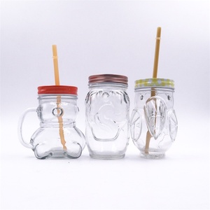 550 ml Fox Mason Jar với các loại ống hút - Product Image 5