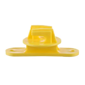 Gelbklauenform ohne Nägel Holzpfosten-Isolierpolster HDPE Kunststoff-Isolierdrahtzaun