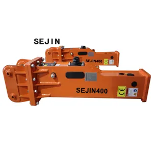 High quality low price SEJIN400 hydraulic breaker accumulator hammer flat pin rock breaker