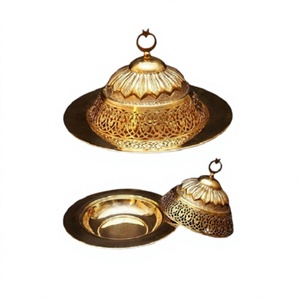 Magnifique becquet à beurre en laiton couleur or, de qualité supérieure, taille et forme personnalisables. - Product Image 1