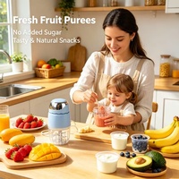 Robot culinaire électrique pour bébé, hachoir compact facile à nettoyer, mixeur pour nourrissons, hachoir de cuisine domestique pour aliments complémentaires pour bébés