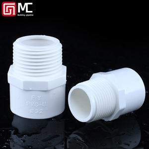 Adaptador de Rosca Macho de PVC con Junta de <span class=keywords><strong>Goma</strong></span>, Accesorio de Tubería de Agua de Plástico para Conexiones Seguras - Product Image 3