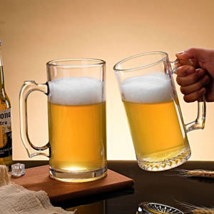 Verres à bière en verre sodalime transparents classiques pour boire du vin Design élégant Capacité de 480ml pour les cadeaux d'affaires - Product Image 3