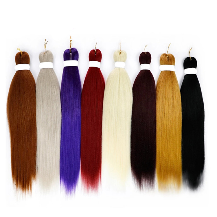 Hot Water Easy Braid Pre-stretched EZ Braiding Hair Yaki Jumbo Braids Synthetic Hair Low Temperature Fiber