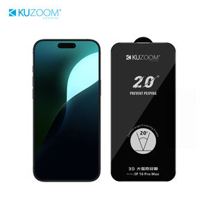 Protector <span class=keywords><strong>de</strong></span> Pantalla KUZOOM <span class=keywords><strong>de</strong></span> Vidrio Templado Grado AAA Anti-Espía, Dureza 9H, Radian 3D, Ultrafino, Alta Transparencia, Más Vendido - Product Image 1