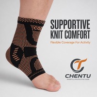 Attelle de cheville réglable avec sangle de compression élastique, stabilisateur de pied, pour la récupération des blessures, la protection sportive et la gym