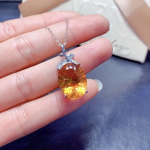 Ensemble de bijoux en argent 925 de haute qualité, nouveau design, coupe spéciale, citrine naturelle, inspiré des contes de fées, cadeau raffiné - Product Image 5