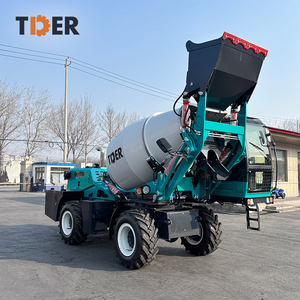 TDER Zelfladende Mobiele Planetaire Diesel Betonmixer Aanhangwagen 2,6m³ Cbm Transport Moddermixer Machine <span class=keywords><strong>Truck</strong></span> Met Pomp - Product Image 3