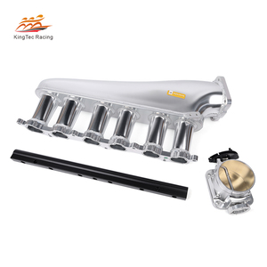 Collecteur d'admission d'air froid pour Toyota <span class=keywords><strong>Supra</strong></span> <span class=keywords><strong>MK3</strong></span> Aristo 1jz-gte Collecteur d'admission en aluminium 90mm Corps de papillon - Product Image 3
