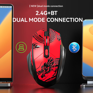 Nuevo Ratón <span class=keywords><strong>Bluetooth</strong></span> Portátil Estilo <span class=keywords><strong>Gaming</strong></span> de Oficina 1600DPI Ratón Inalámbrico Ergonómico Silencioso para Ordenador Portátil - Product Image 1